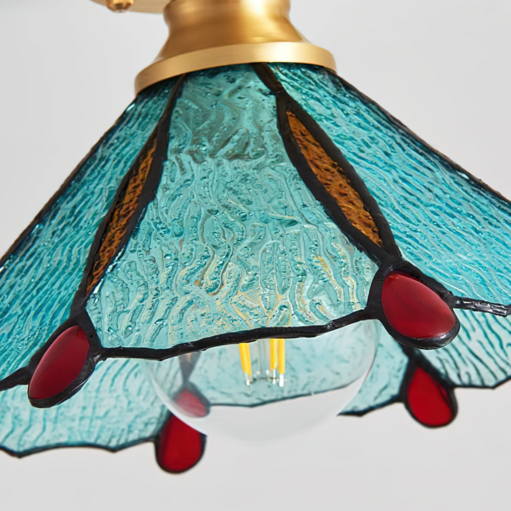 Civelle Tiffany Style Stained Glass Ceiling Light | Fioriscas