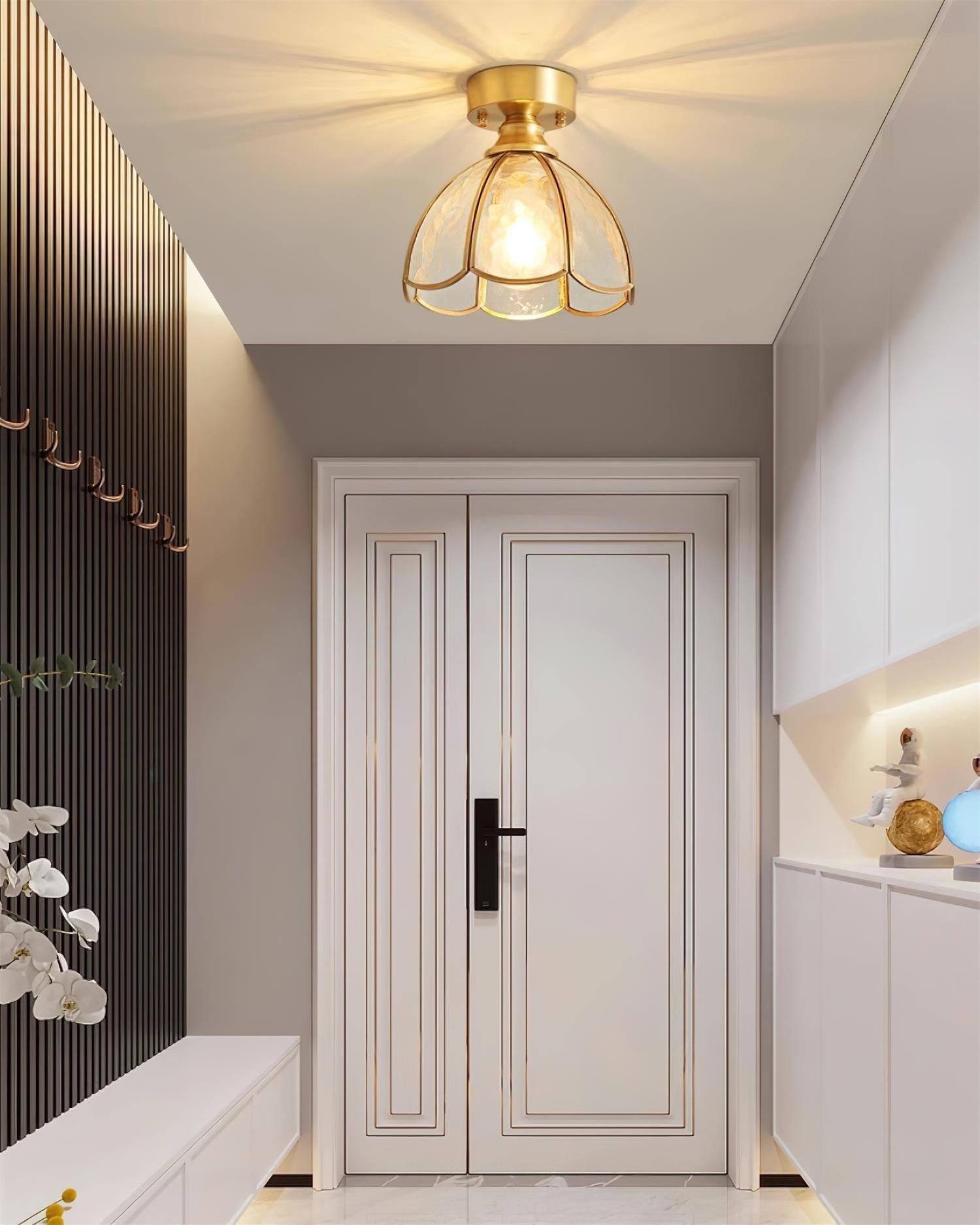 Civelle Tiffany Style Stained Glass Ceiling Light | Fioriscas