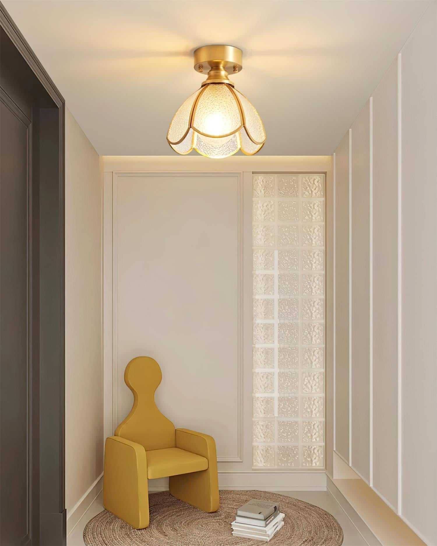 Civelle Tiffany Style Stained Glass Ceiling Light | Fioriscas