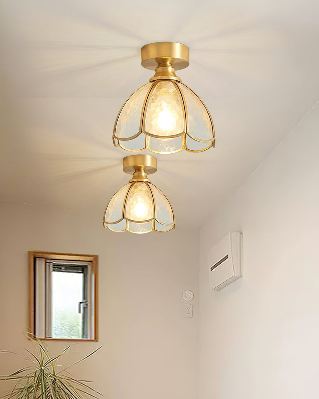 Civelle Tiffany Style Stained Glass Ceiling Light | Fioriscas