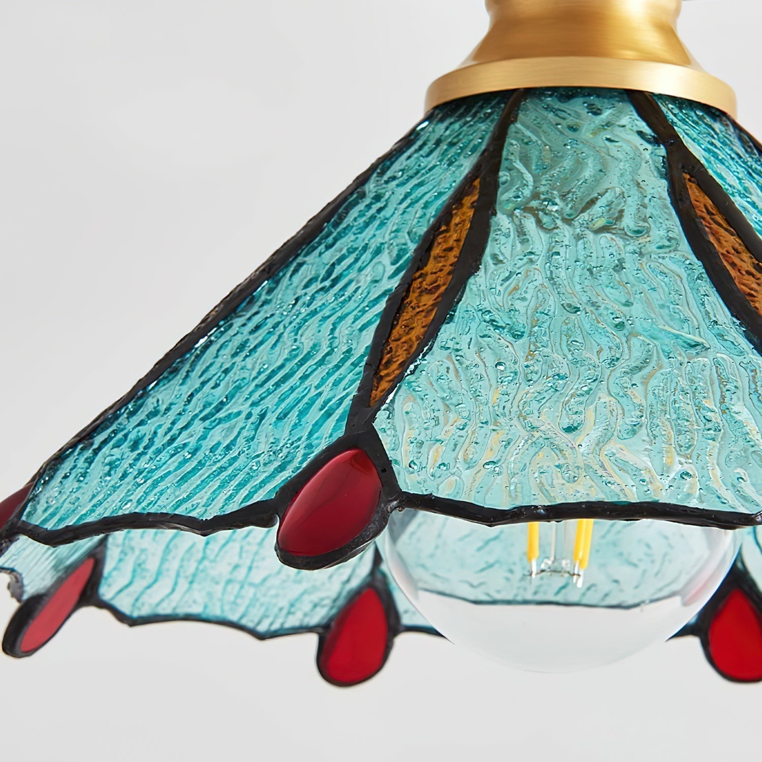Civelle Tiffany Style Stained Glass Ceiling Light | Fioriscas