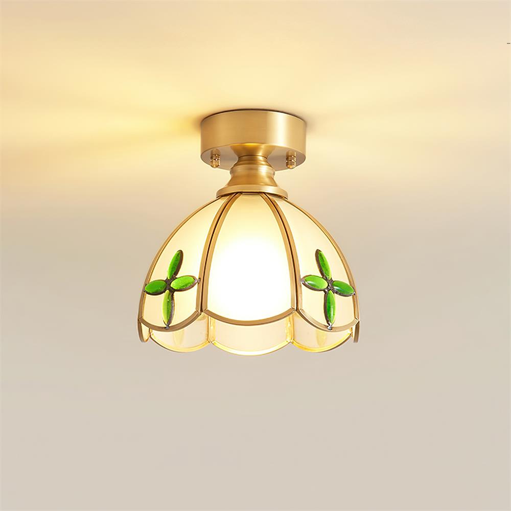 Civelle Tiffany Style Stained Glass Ceiling Light | Fioriscas