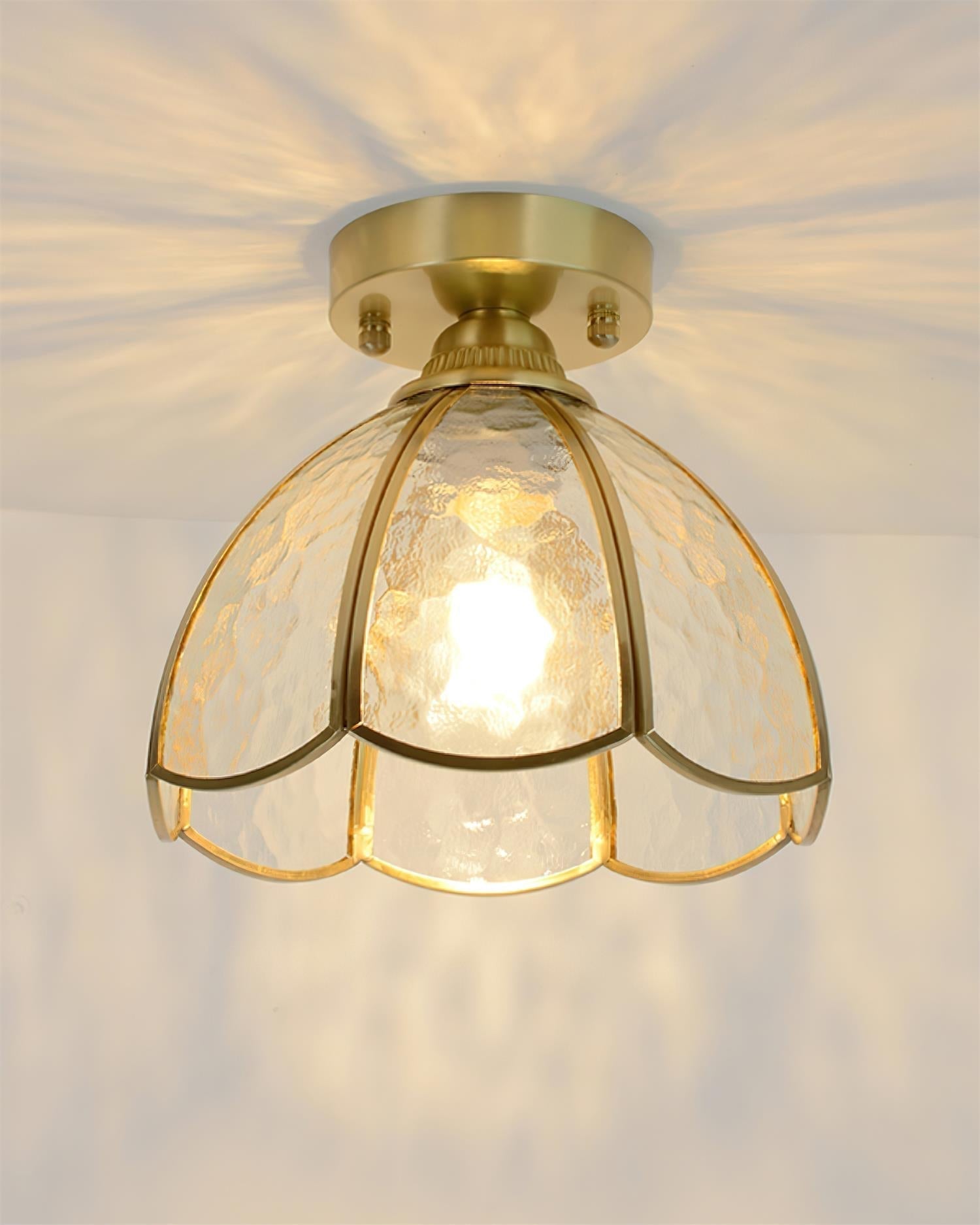 Civelle Tiffany Style Stained Glass Ceiling Light | Fioriscas
