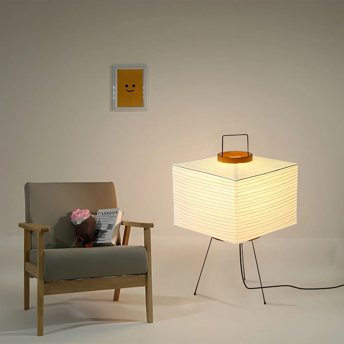 Whisper Silk Rice Paper Floor And Table Lamp With Gentle Glow