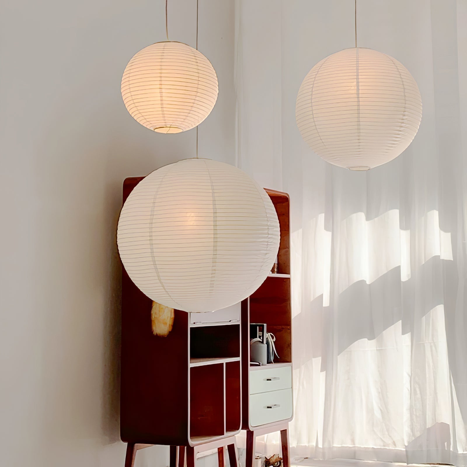 Lustra Pendant Lamp Paper for Living Room | Fioriscas