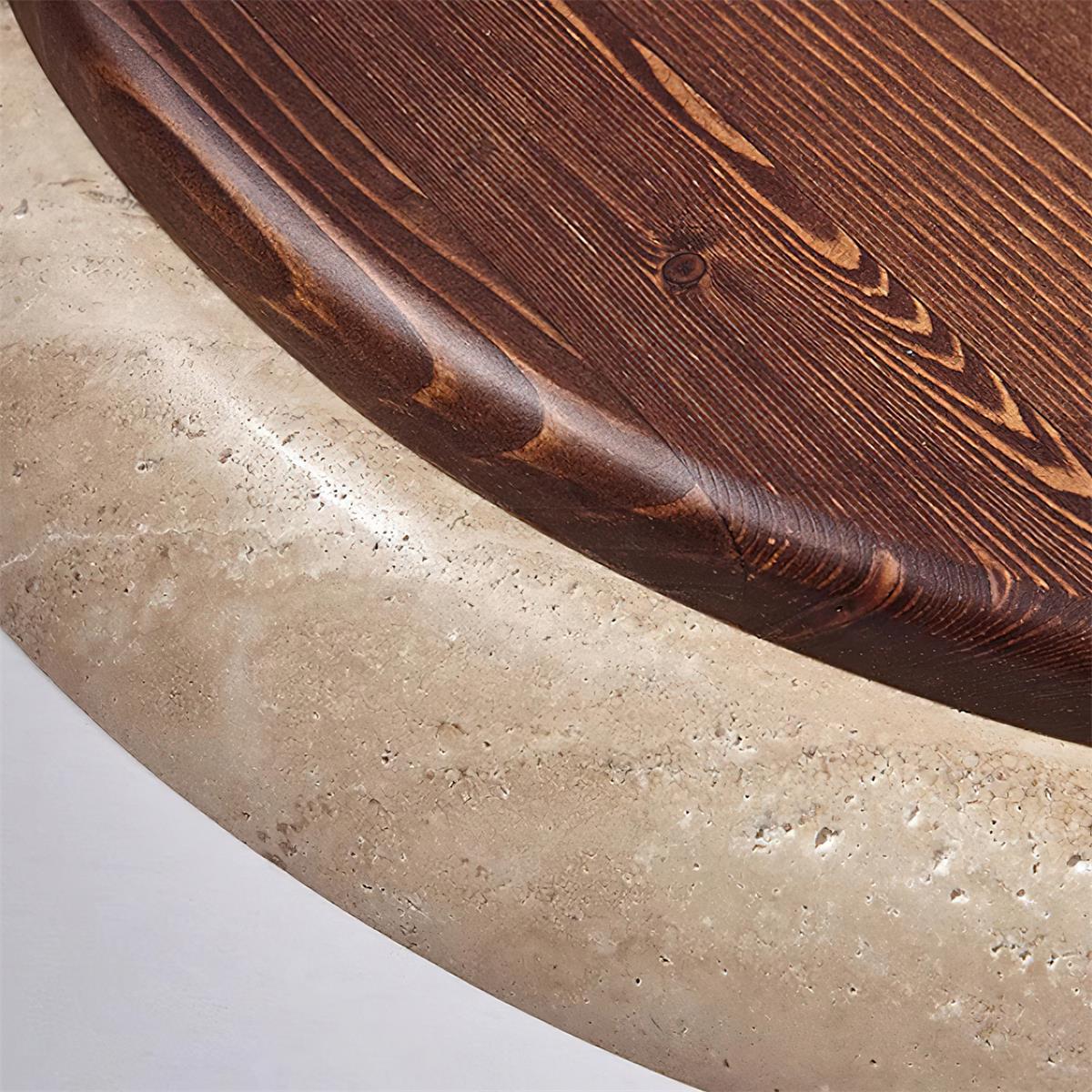 Halo Round Travertine Ceiling Light | Fioriscas