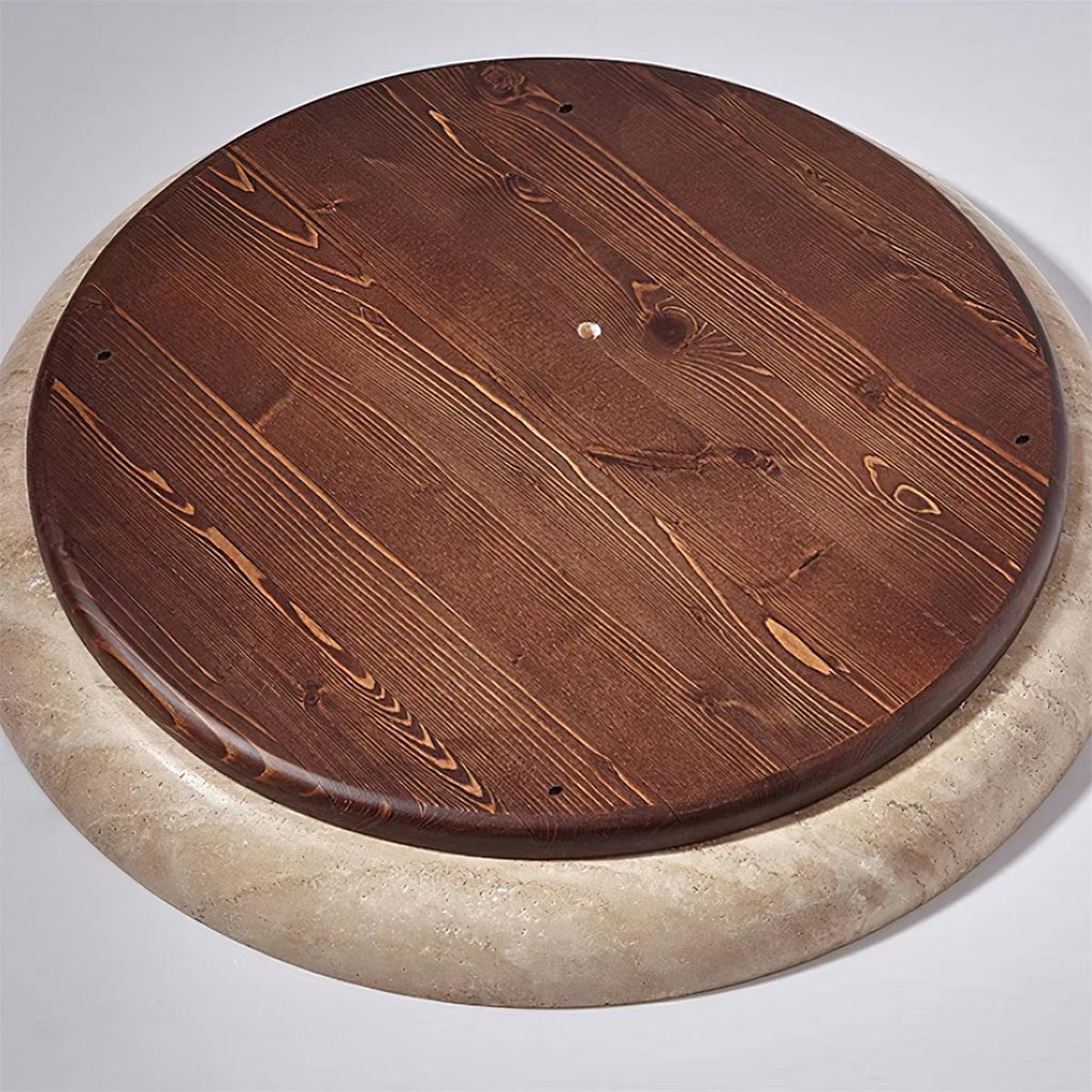 Halo Round Travertine Ceiling Light | Fioriscas
