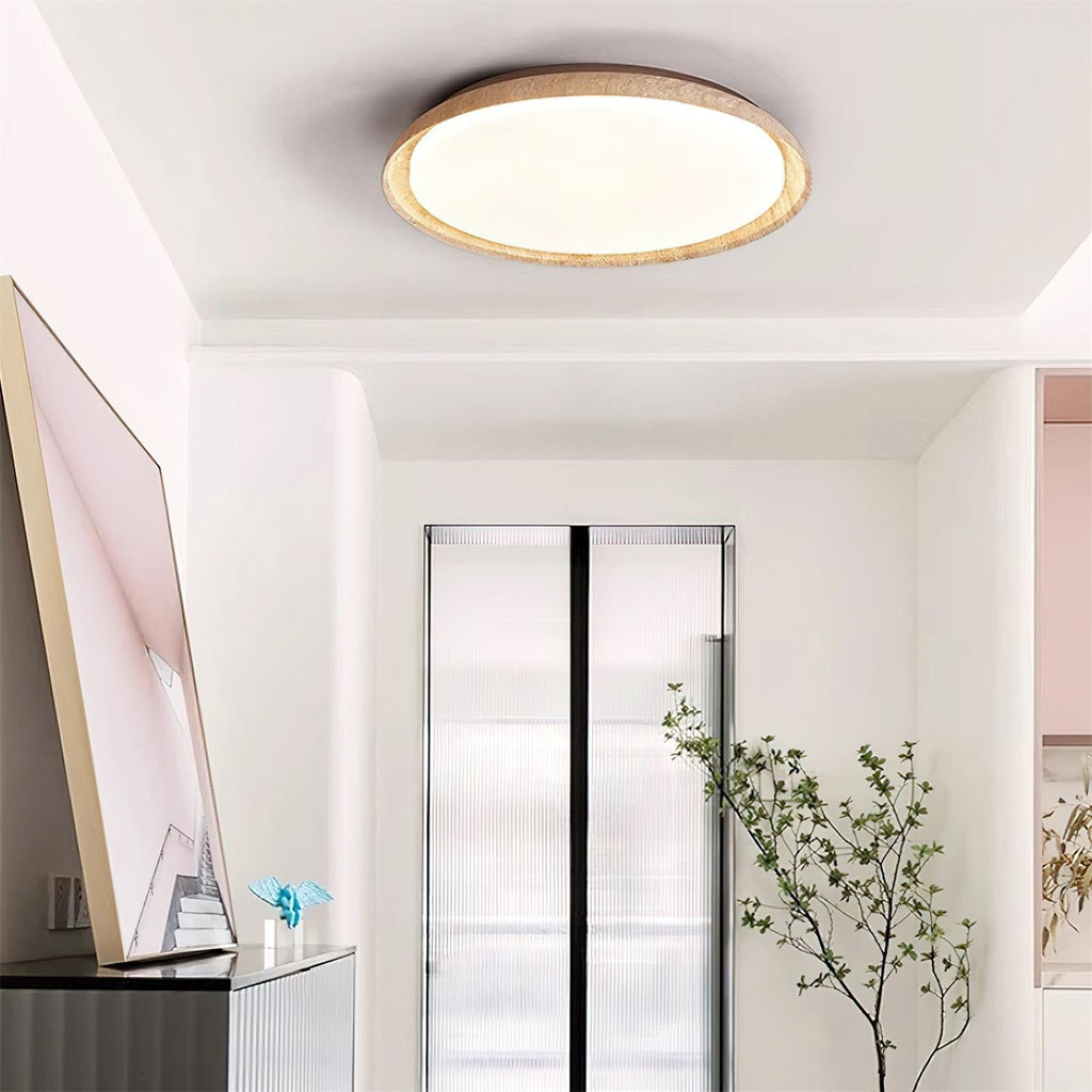 Halo Round Travertine Ceiling Light | Fioriscas