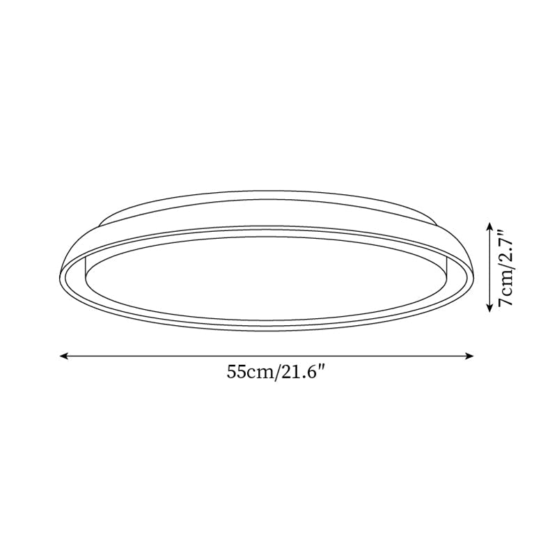 Halo Round Travertine Ceiling Light | Fioriscas