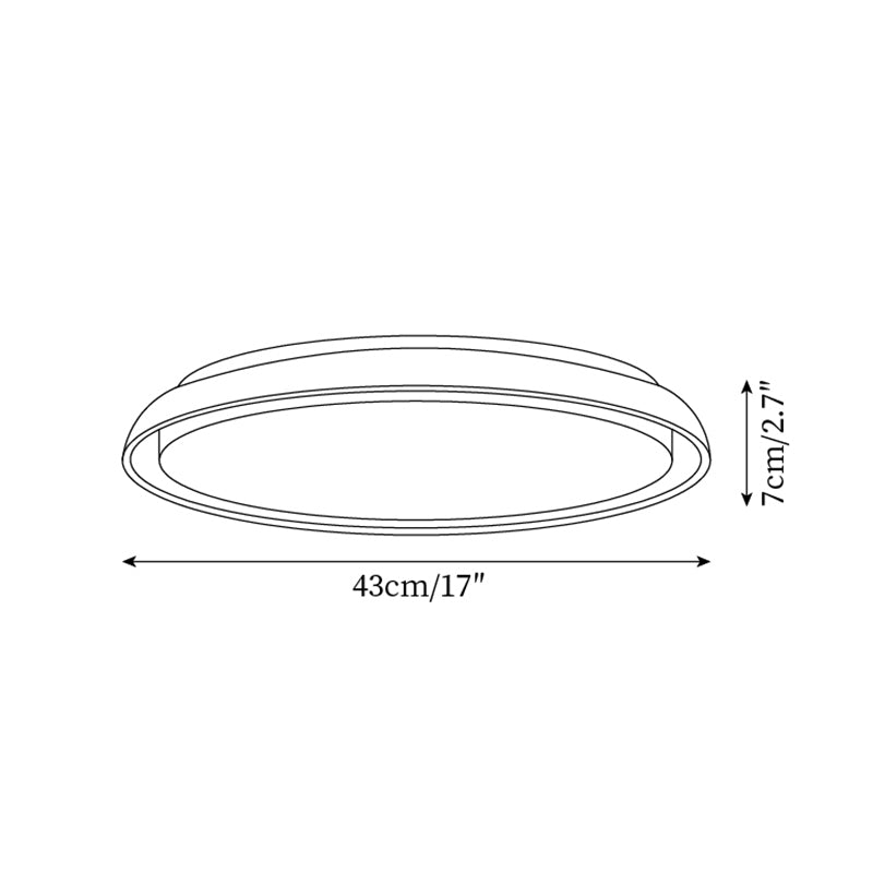 Halo Round Travertine Ceiling Light | Fioriscas