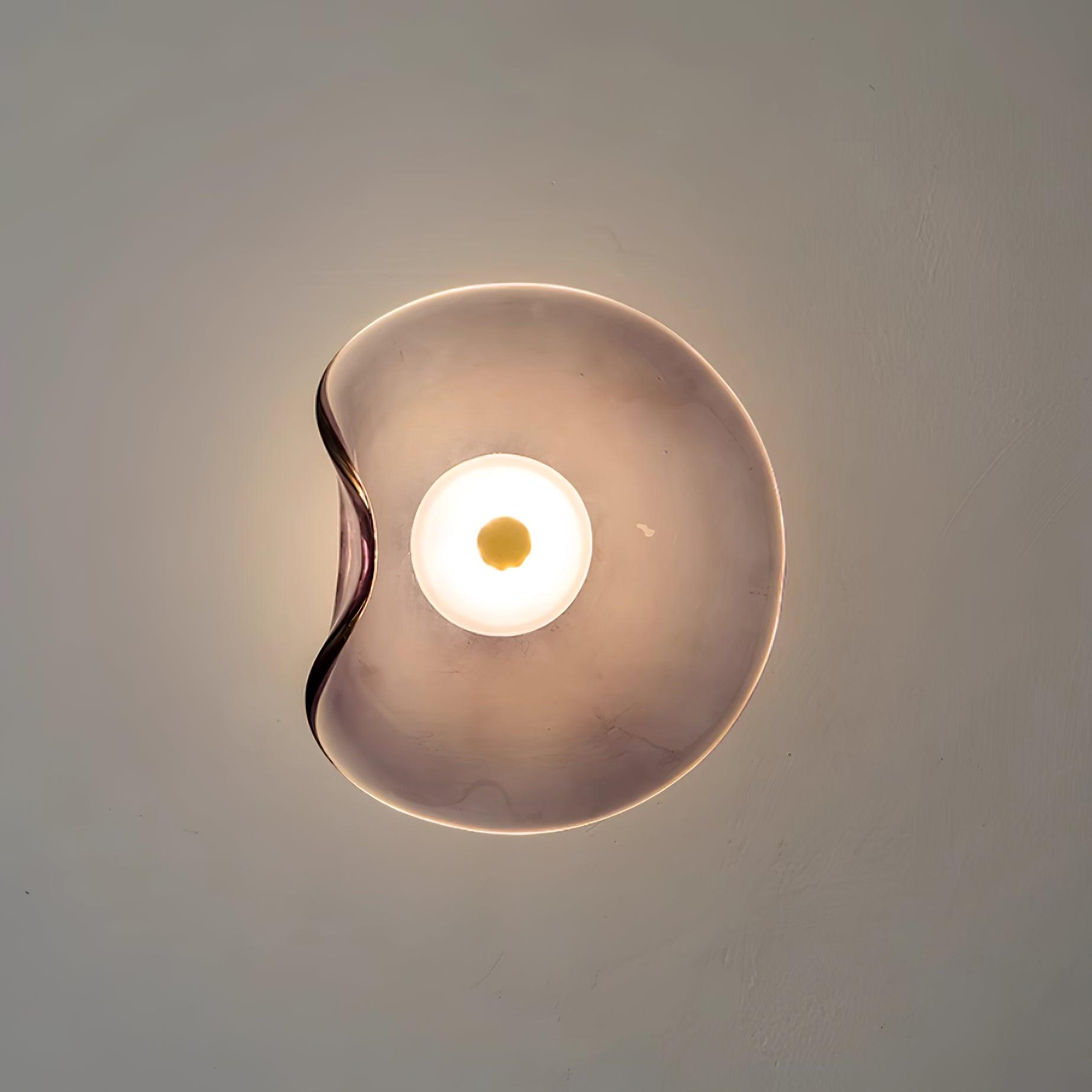 Lunara Amber Glass Wall Light | Fioriscas