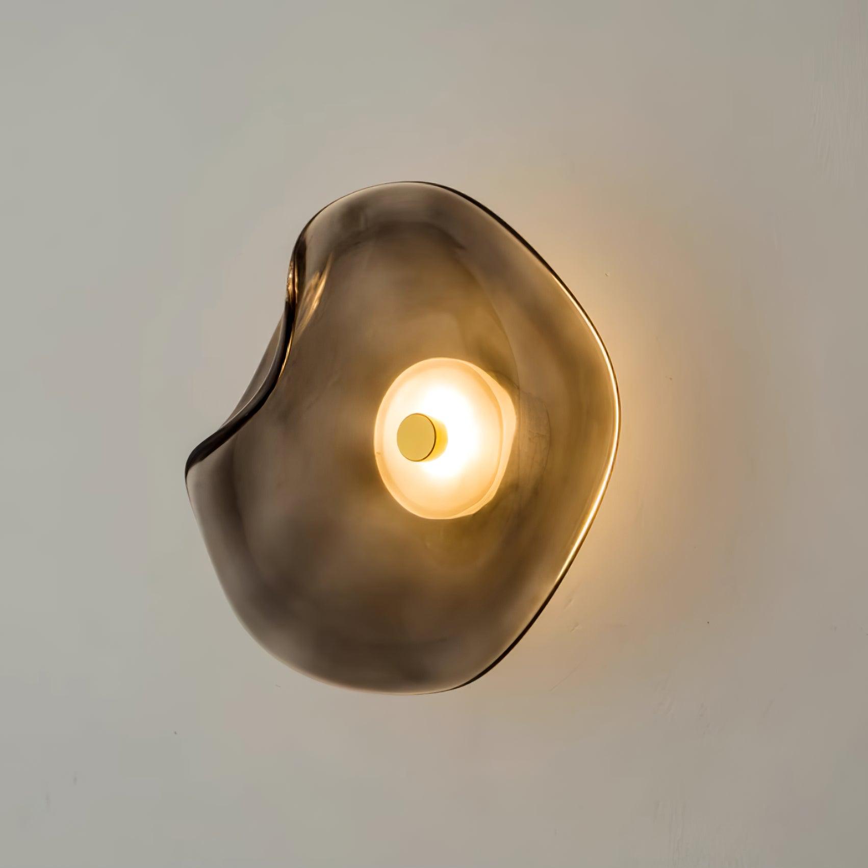 Lunara Amber Glass Wall Light | Fioriscas