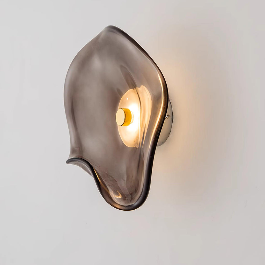 Lunara Amber Glass Wall Light | Fioriscas