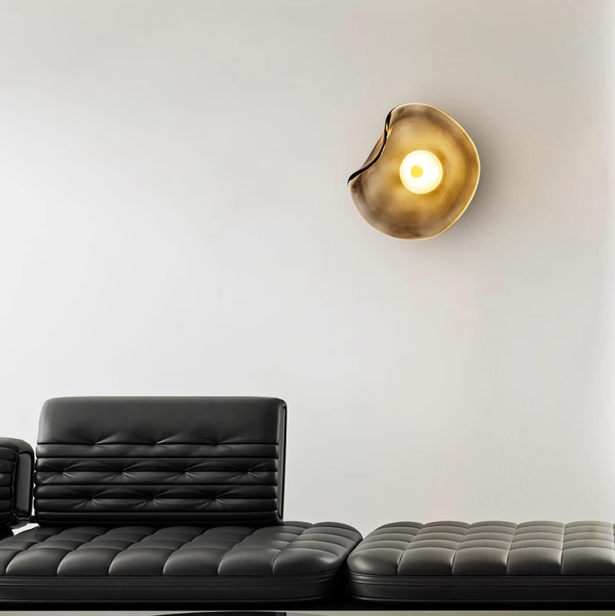 Lunara Amber Glass Wall Light | Fioriscas