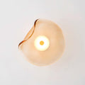 Lunara Amber Glass Wall Light | Fioriscas