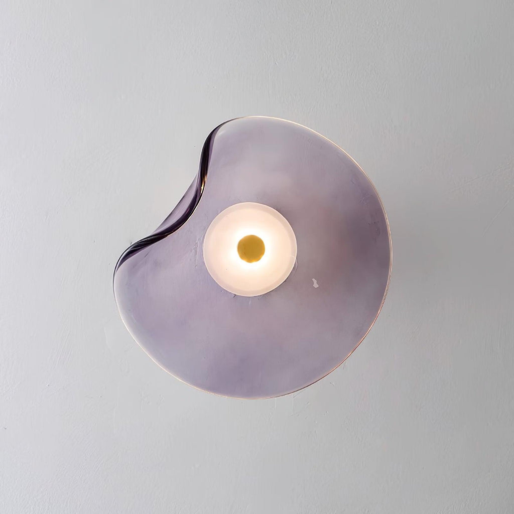 Lunara Amber Glass Wall Light | Fioriscas