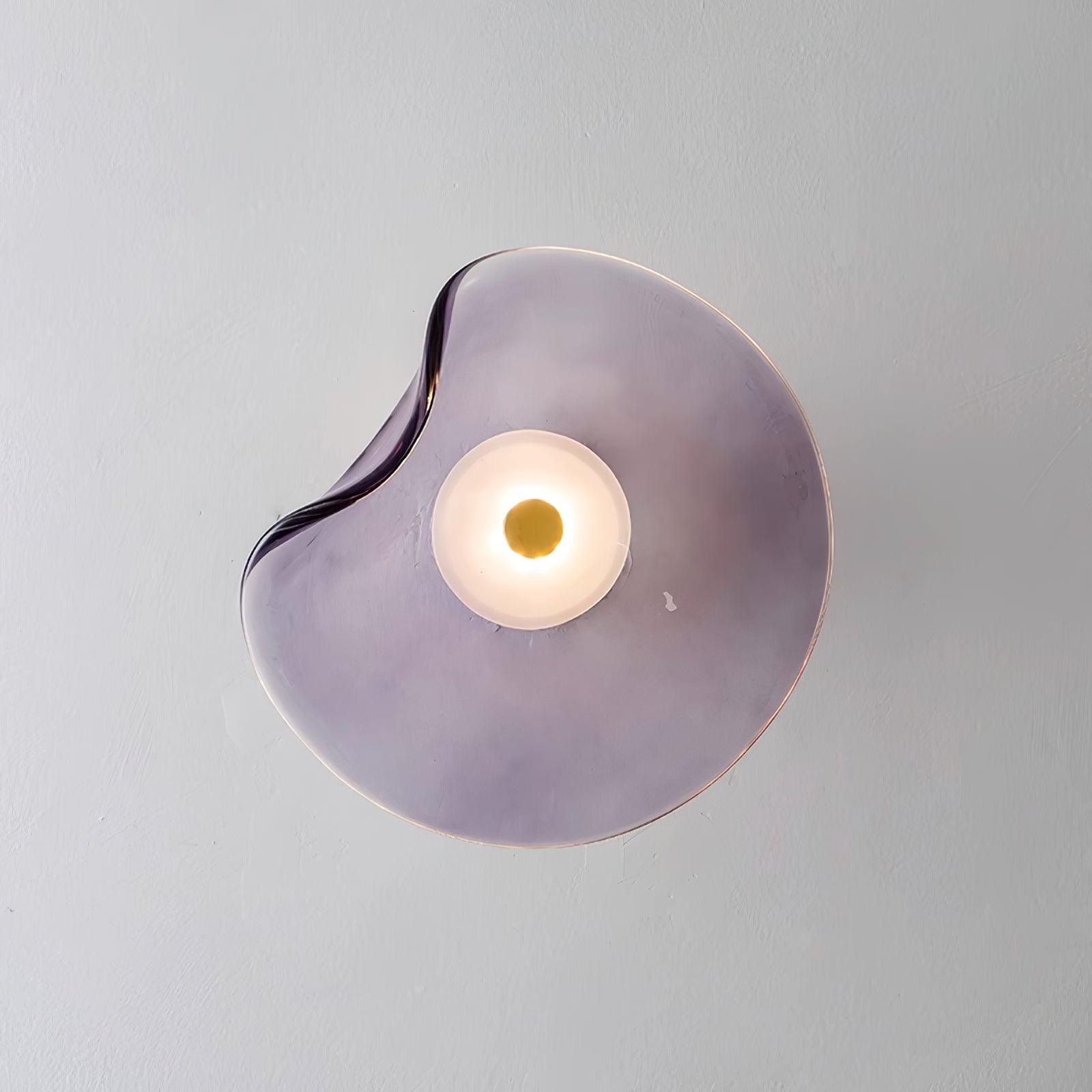 Lunara Amber Glass Wall Light | Fioriscas