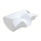 Oreiller cervical ergonomique SomniEase profilé en mousse à mémoire de forme, avec soutien du cou