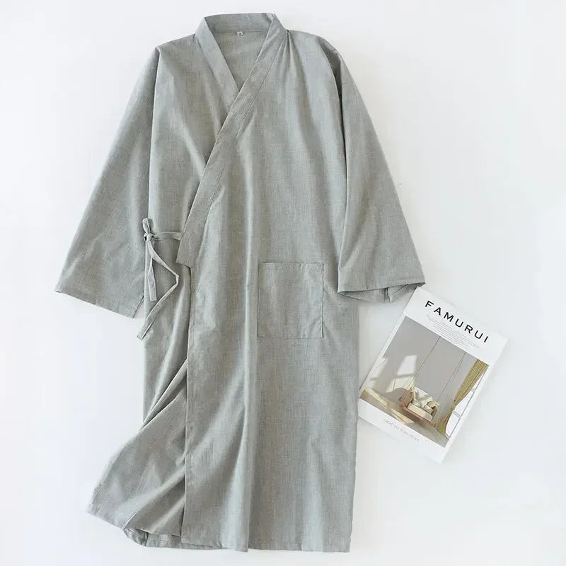 Nadirloft Cotton Kimono Robe, 2024 Menswear Edition