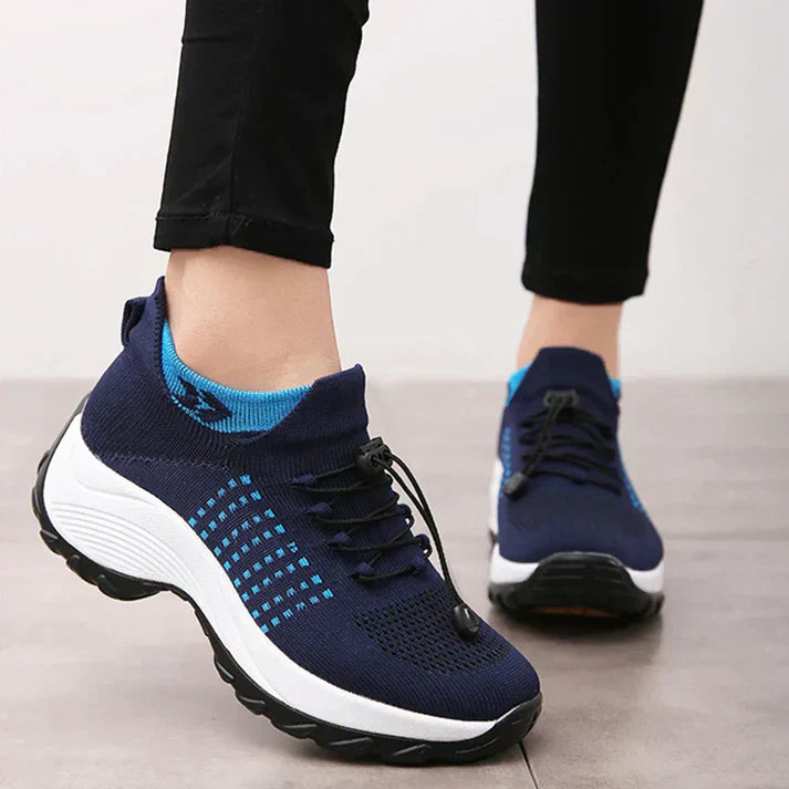 Sneakers da donna Elara comode con supporto elastico e calzata aderente