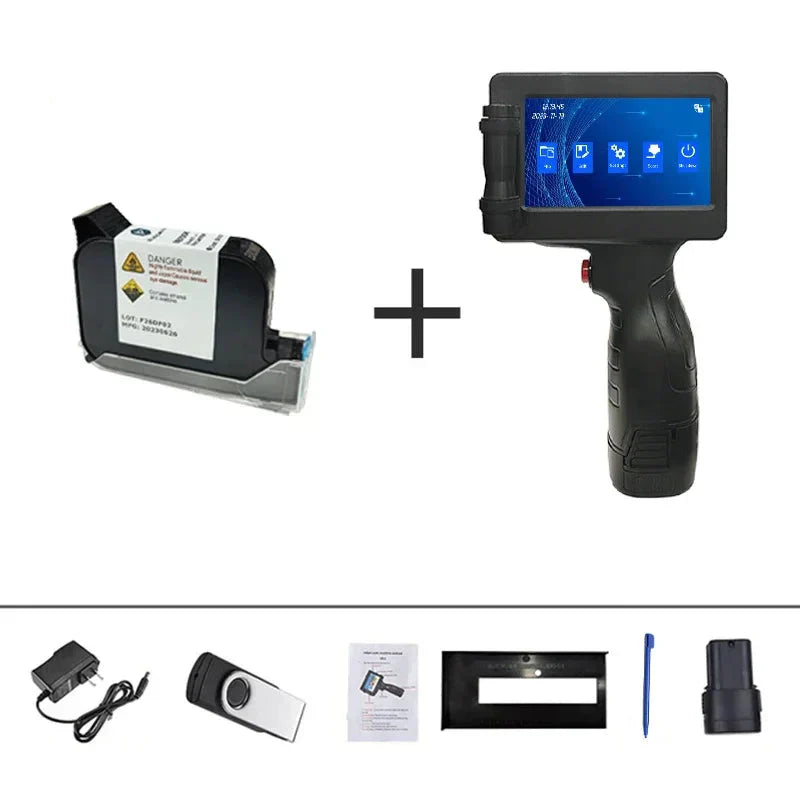 Portable Handheld Inkjet Printer For Boxes, Wood And Metal, LumixJet