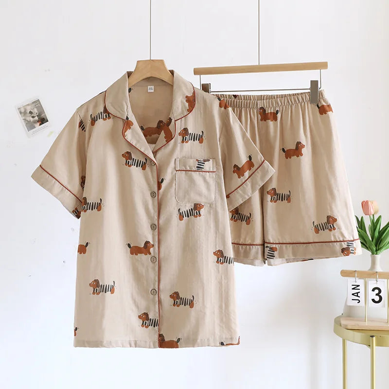 L’Ensemble Pyjama I Douceur de Coton 100% Collection Printemps Japonais