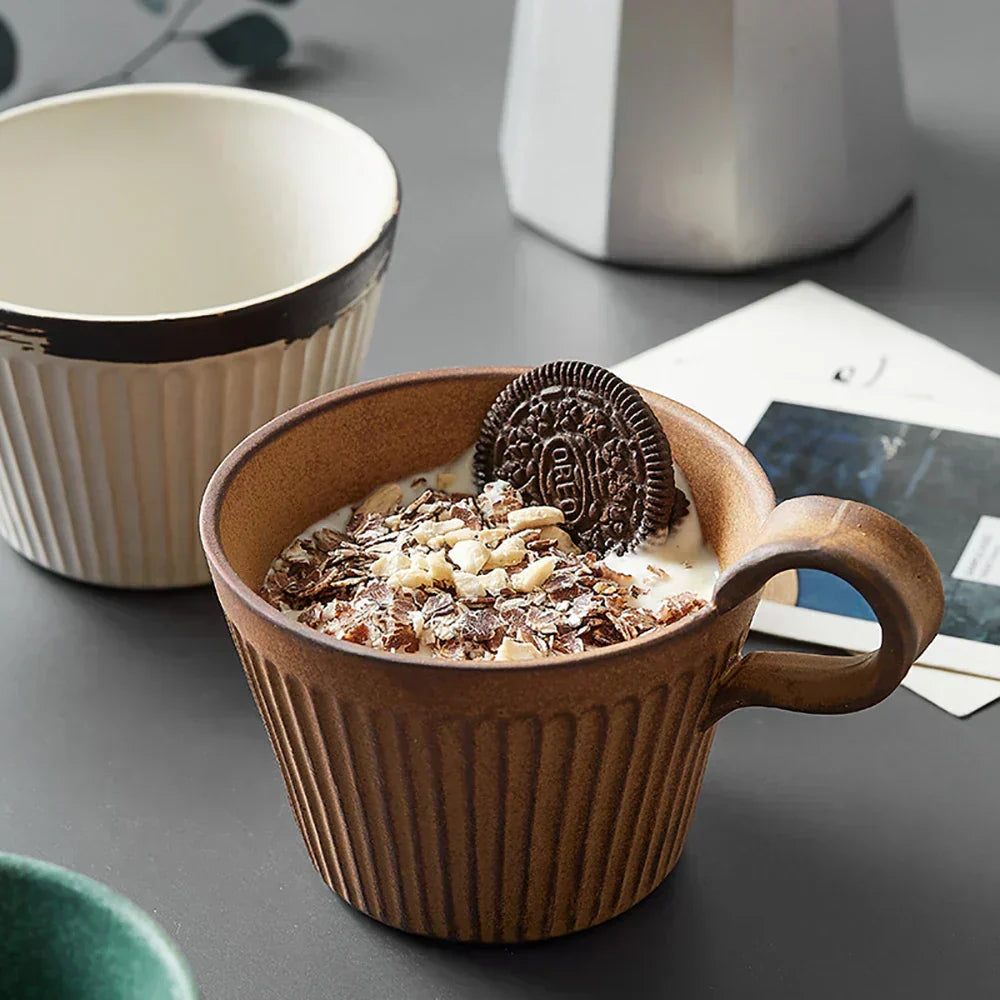 Tazze in ceramica artigianali Hearthside per caffè e tè di tutti i giorni