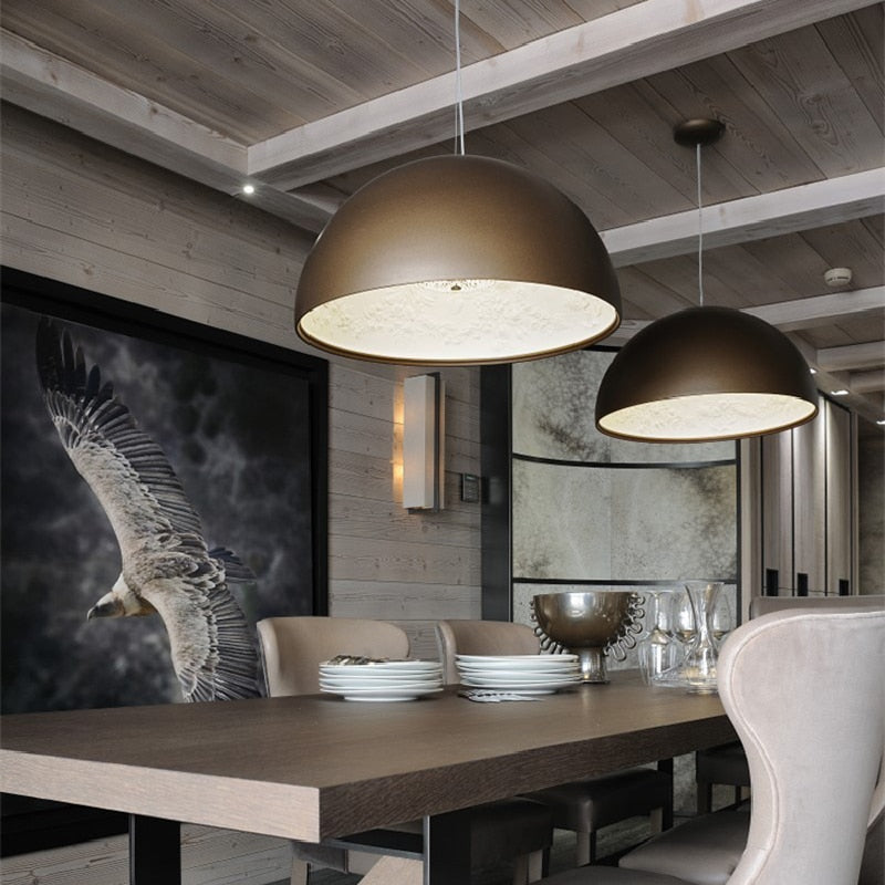 Suspension LED réglable de style mi-siècle pour salle à manger et salon