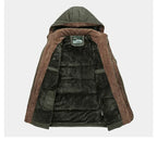 ArdentVale Herren-Isolierparka, plüschgefütterter Wintermantel