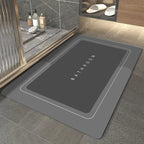 Tapis de sol antidérapant à séchage rapide pour salle de bain, avec dessous à forte adhérence