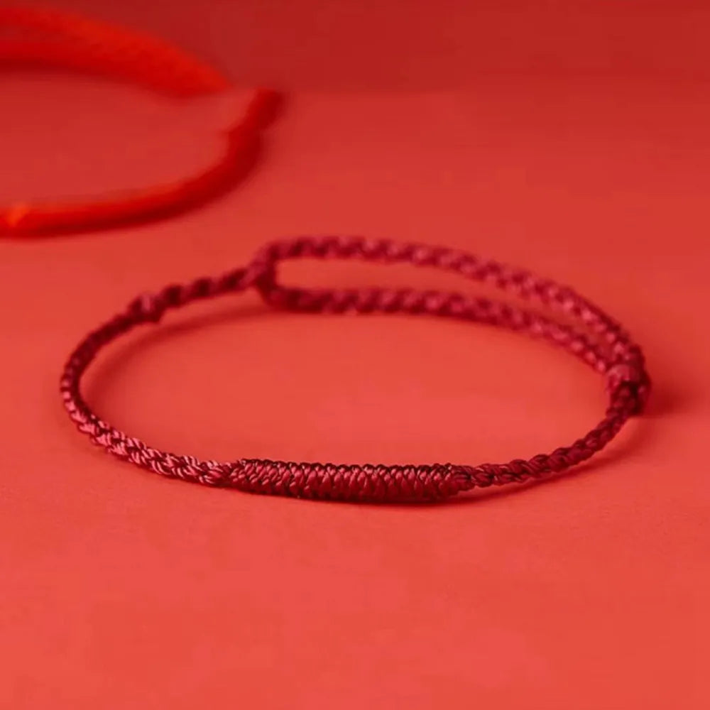 AstraCrest Kabbalah-Inspired Bead Bracelet With Protective Red Thread