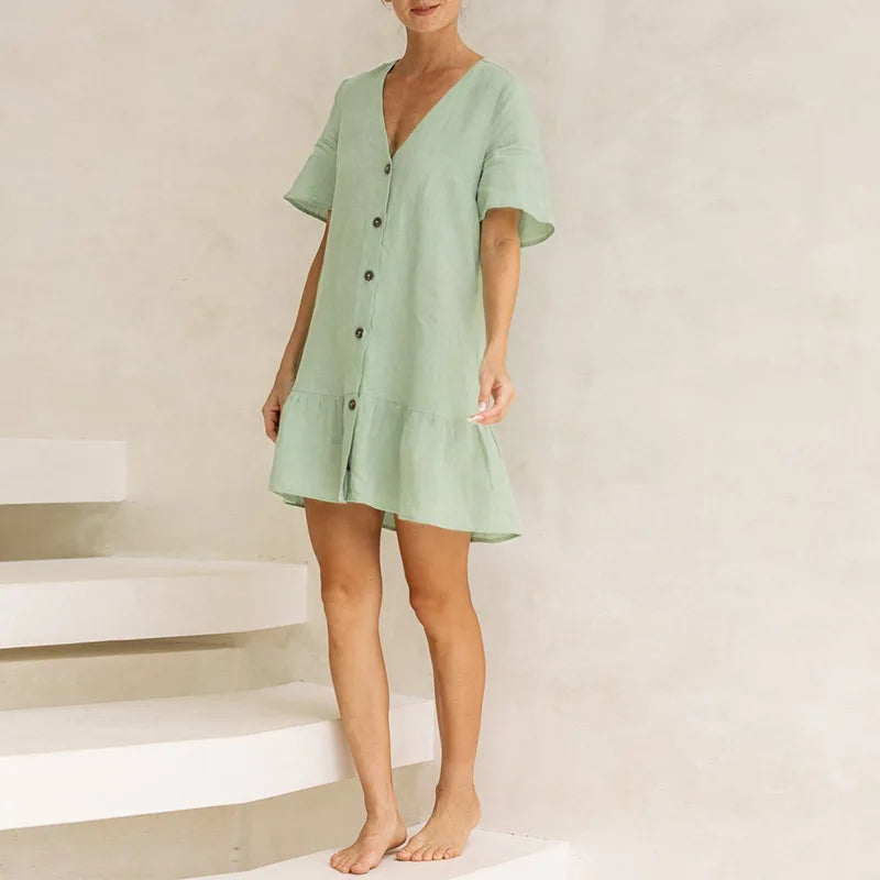Robe Lilly en Coton & Lin