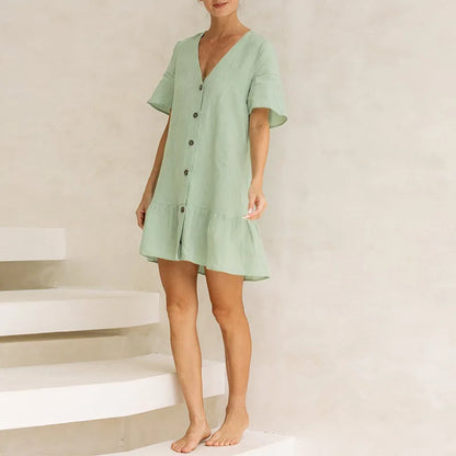 Robe Lilly en Coton & Lin