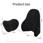 Cojín eléctrico de soporte para cuello y lumbar para coche y oficina - Fioriscas