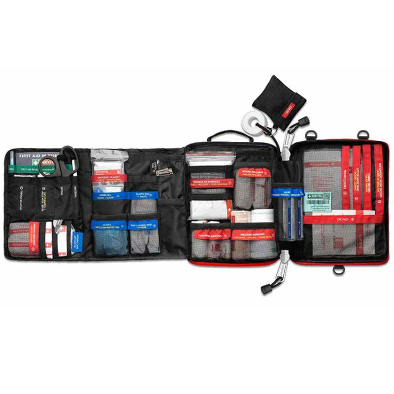 Waterproof First Aid Travel Kit With CPR Tools, 2 to 4 Sections