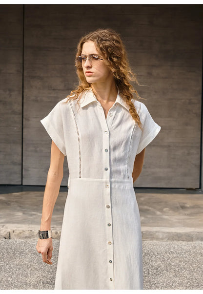 Robe alma en lin et lyocell