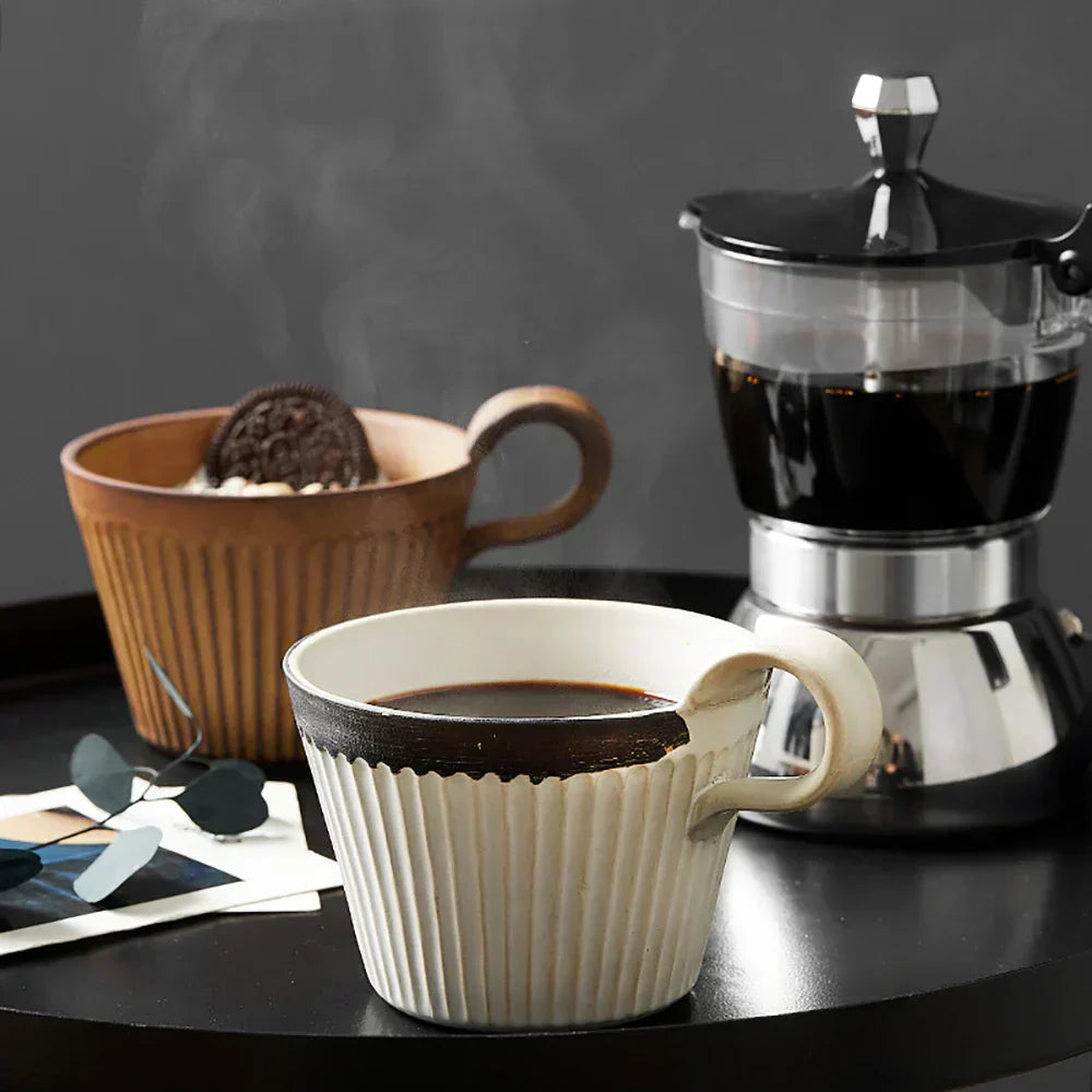 Tazze in ceramica artigianali Hearthside per caffè e tè di tutti i giorni