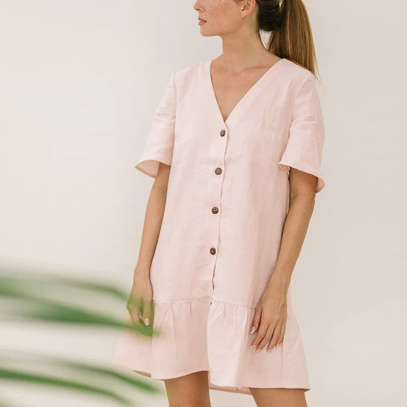 Robe Lilly en Coton & Lin