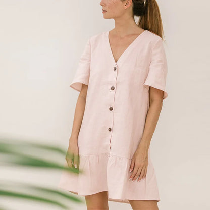 Robe Lilly en Coton & Lin