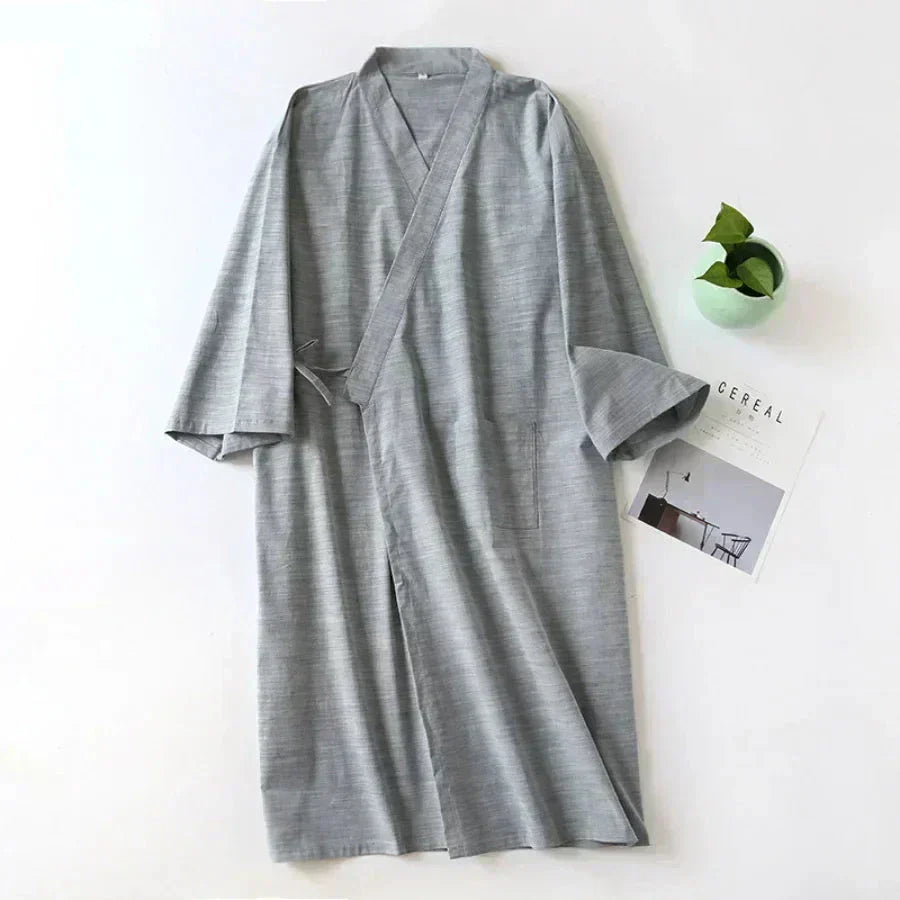 Nadirloft Cotton Kimono Robe, 2024 Menswear Edition