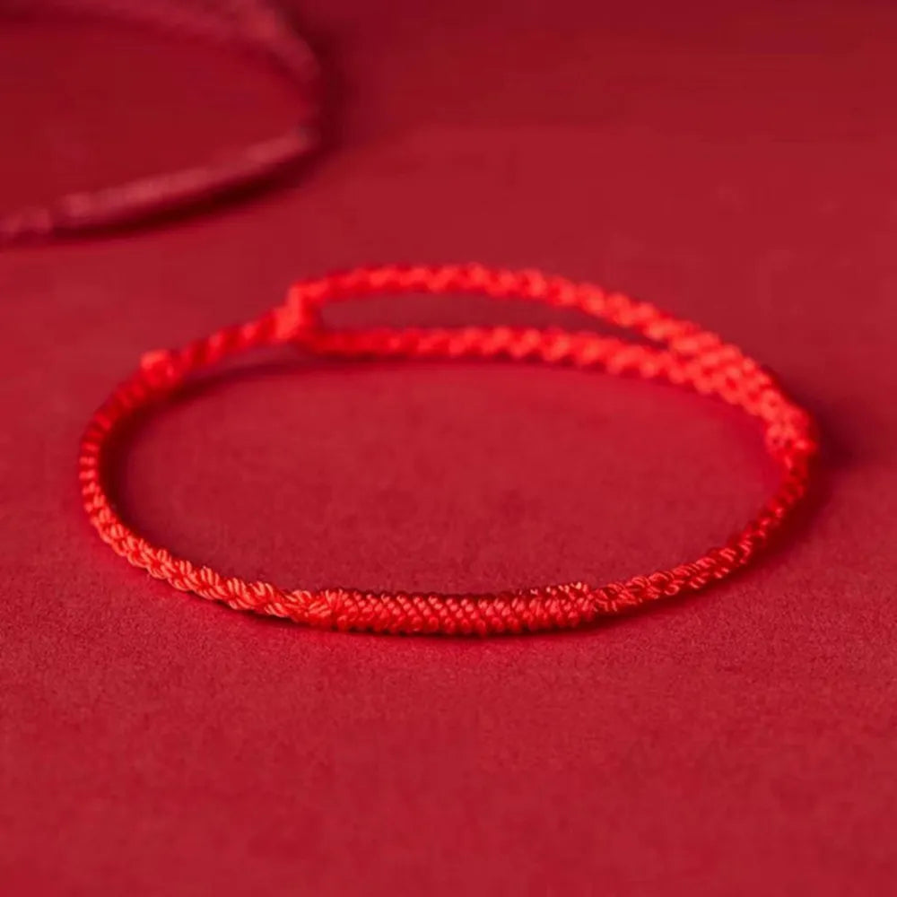 AstraCrest Kabbalah-Inspired Bead Bracelet With Protective Red Thread