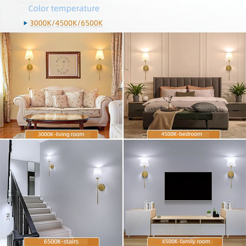 Nástěnná LED svítidla NovaGlow s nastavitelným jasem, bezdrátová, 2 kusy
