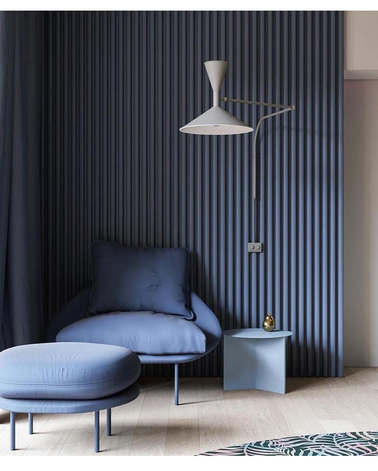 NovaSwing Wall Lamp, Swing-Arm Reach, Plug-In With Frosted Shade