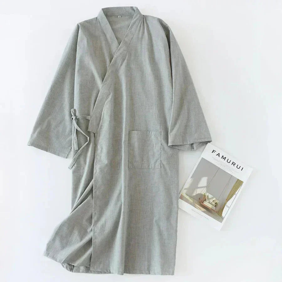 Nadirloft Cotton Kimono Robe, 2024 Menswear Edition