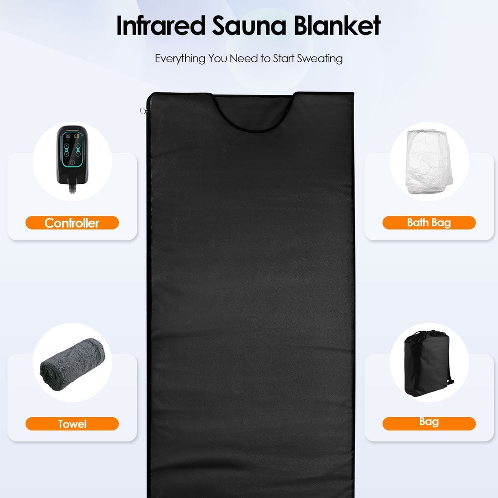 AureaHeat Compact Infrared Blanket For Detox And Relaxation