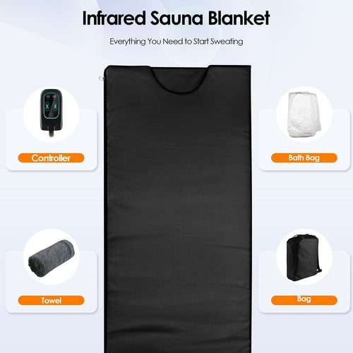 AureaHeat Compact Infrared Blanket For Detox And Relaxation