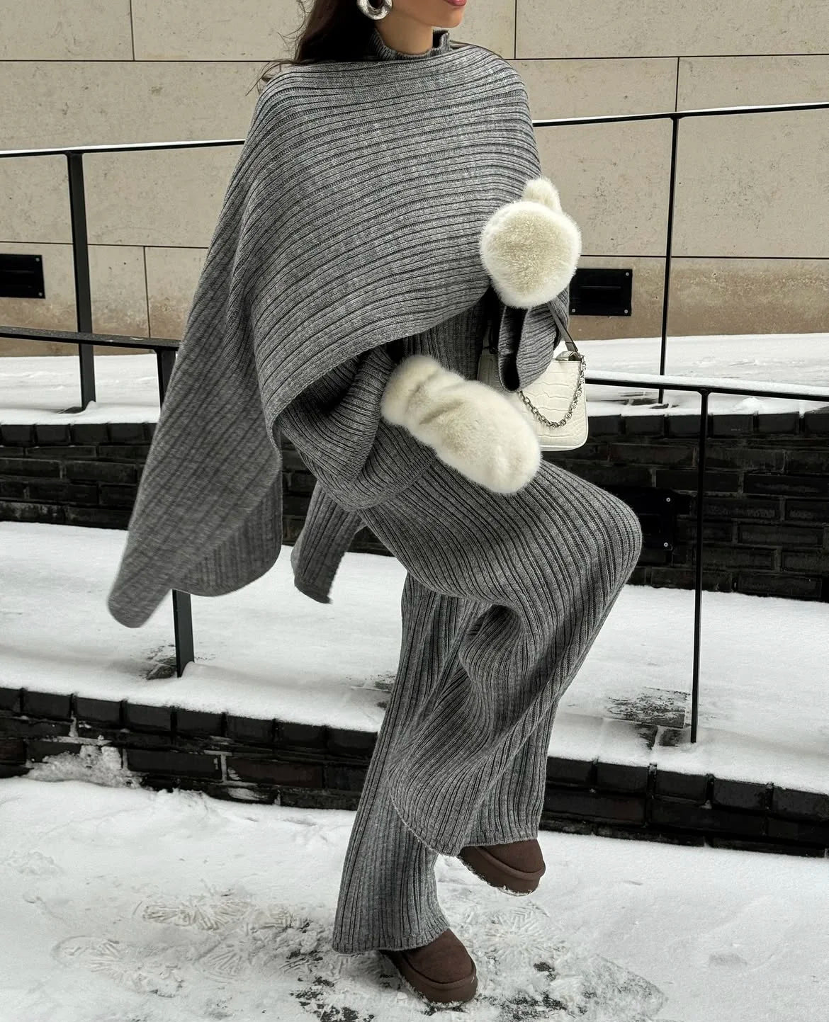 L'Ensemble Trio Hiver | Le Look Complet avec Écharpe