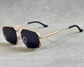 Óculos de sol Nova com armação lapidada e lentes antirreflexo UV400