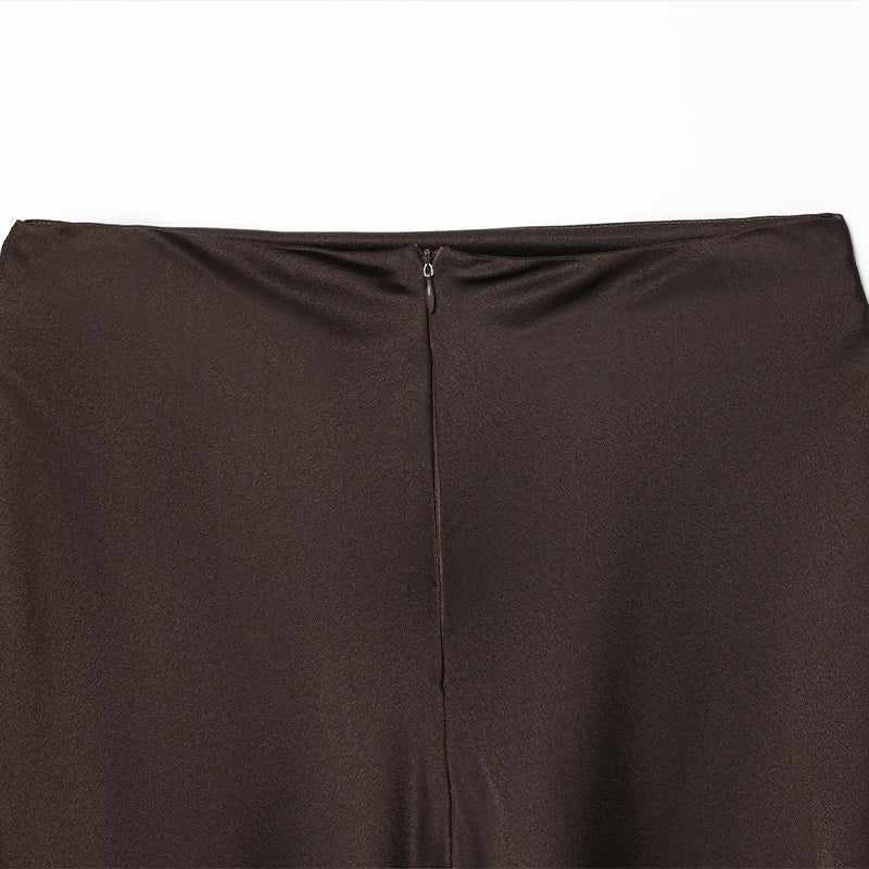 Ensemble Vintage Café Bohème I Haut en Dentelle & Jupe Mi-Longue Chic