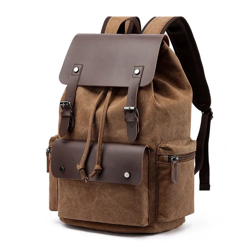 Plecak Ridgewell Vintage Canvas z kieszeniami antykradzieżowymi, 20–35L